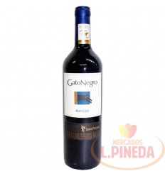 Vino Gato Negro 750 ML Merlot