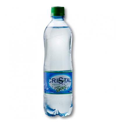 Agua Cristal Con Gas x600 ml