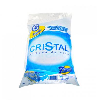 Agua cristal 6 litros