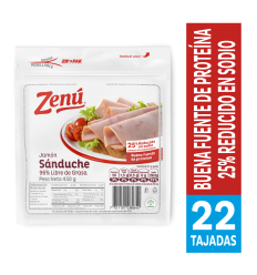 Jamón Sanduche Zenú x450Gr