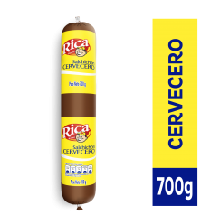 Salchichon Cervecero Rica x700Gr