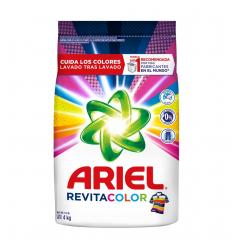 Detergente Ariel Revitacolor X 4 kilos