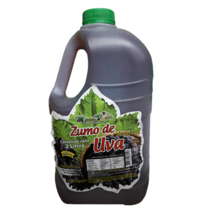 Zumo De Uva Mana Vida X 2 Litros