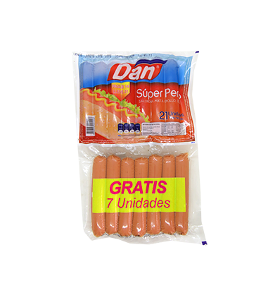 Salchicha Dan X 840G Super Perro