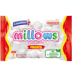 Masmelos Colombina Millows Fogata Vainilla