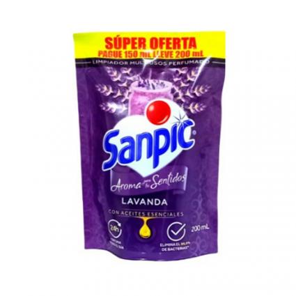 Limpiador Sanpic X 150 Ml Lavanda